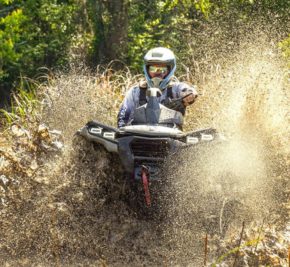 Neutrino Omega headlights for Can-am GEN3 ATV & SXS WITH DRL HALOS
