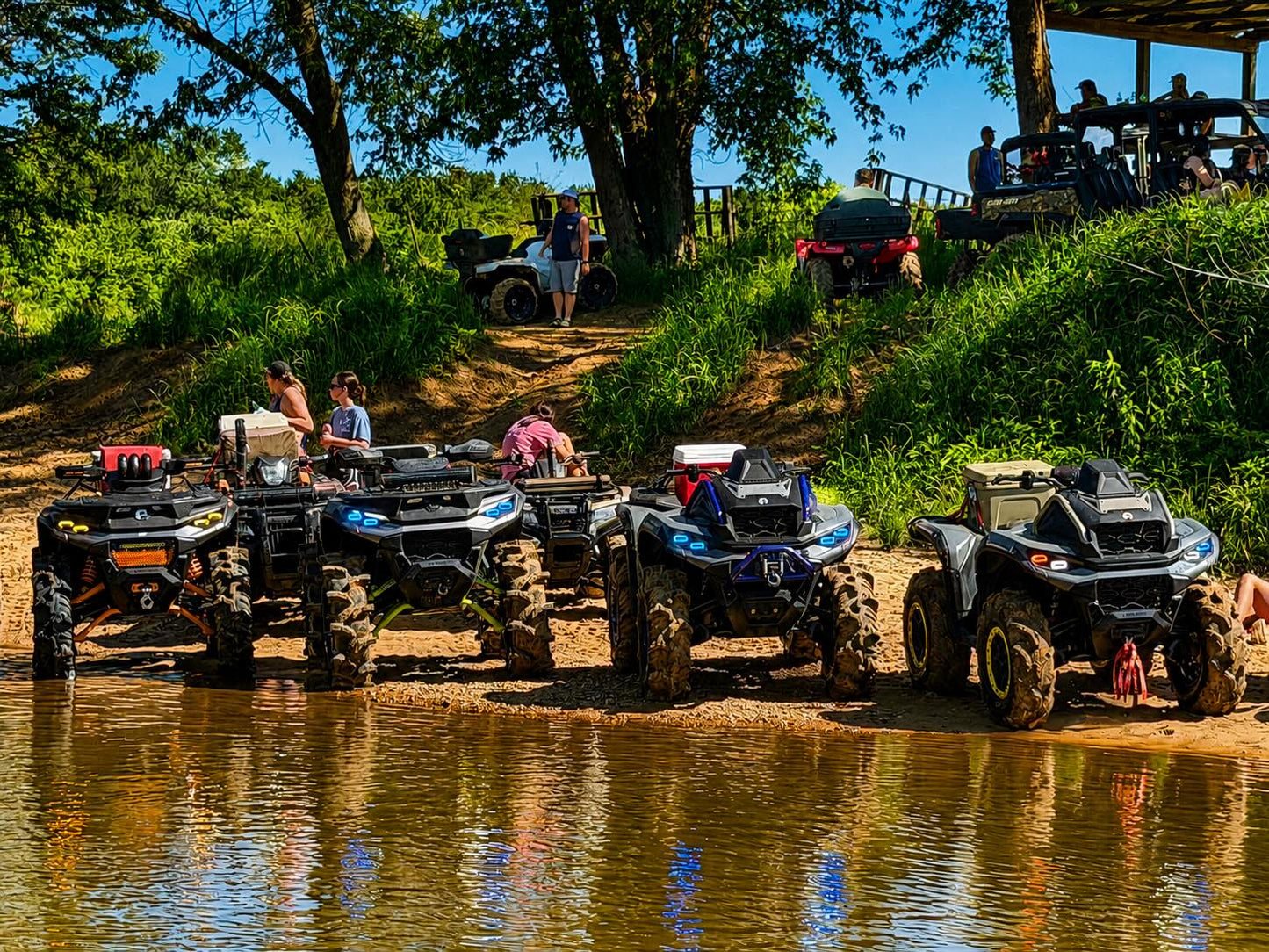 Neutrino Omega headlights for Can-am GEN3 ATV & SXS WITH DRL HALOS