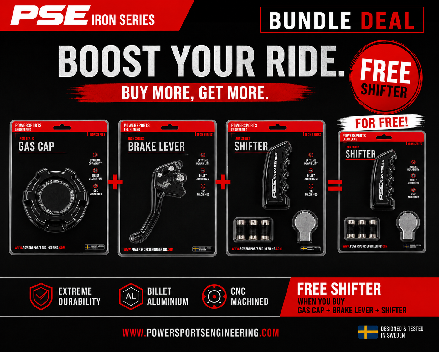 Free PSE BILLET shifter deal! for Can-am riders