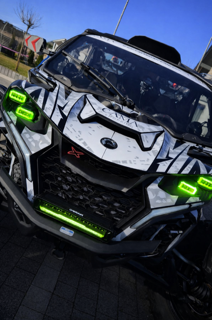 Neutrino Omega Complete Headlights for Can-Am Maverick R