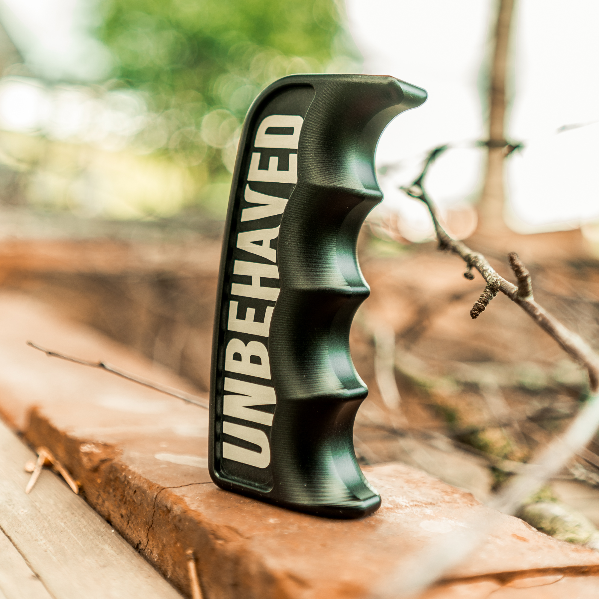 Black aluminium shifter handle